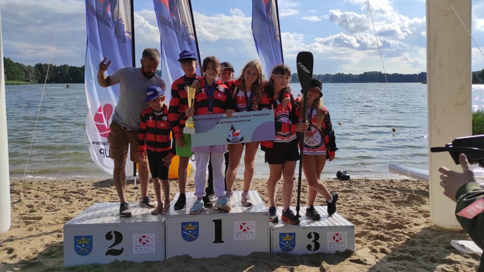 Zdjęcie w galerii na portalu naszraciborz.pl: Sukcesy zawodników Towarzystwa Wioślarskiego na Wałcz Sup Race [FOTO] wiadomości z regionu