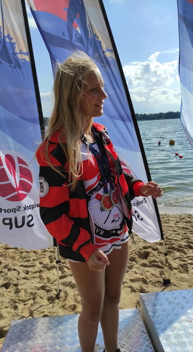 Zdjęcie w galerii na portalu naszraciborz.pl: Sukcesy zawodników Towarzystwa Wioślarskiego na Wałcz Sup Race [FOTO] wiadomości z regionu