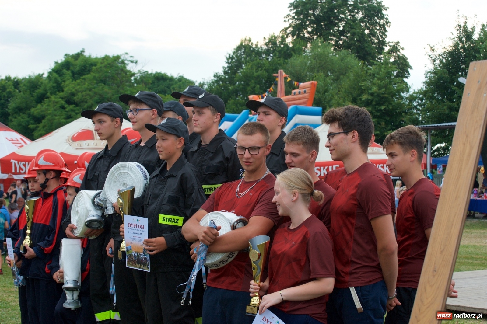 Zdjęcie w galerii na portalu naszraciborz.pl: Tak po strażacku bawiły się wczoraj Bieńkowice [FOTO] wiadomości z regionu