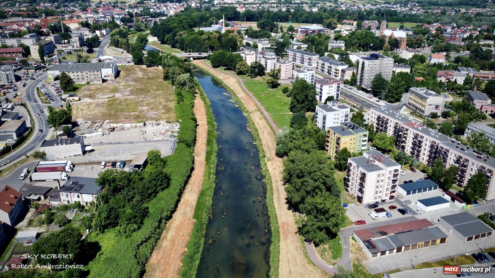 Zdjęcie w galerii na portalu naszraciborz.pl: Dlaczego w starej Odrze jest mało wody. To wideo pokazuje w czym problem wiadomości z regionu