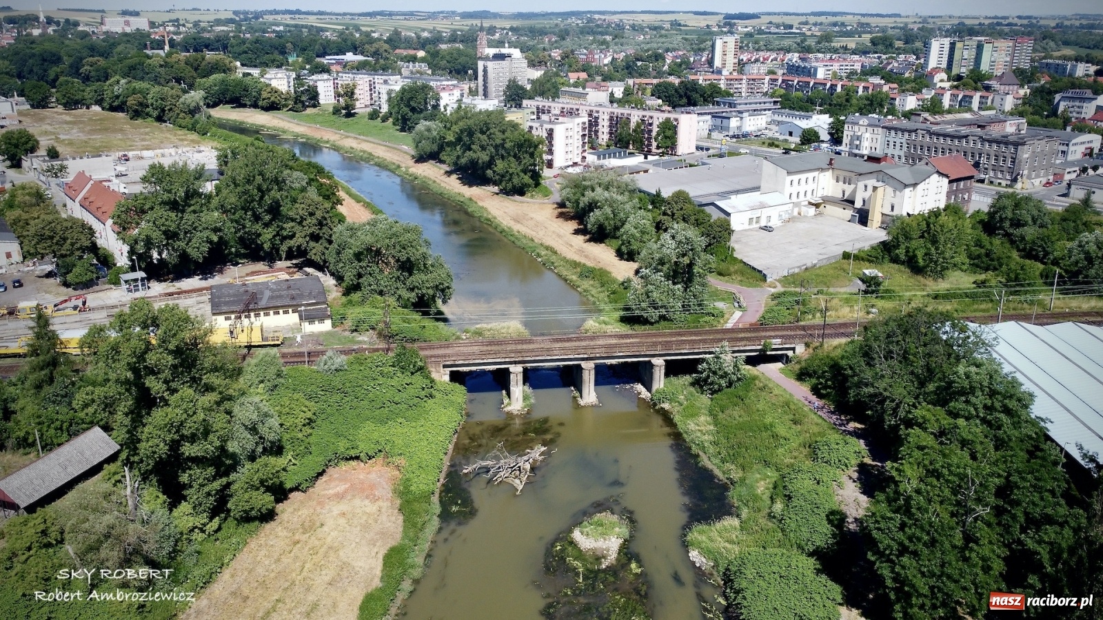 Zdjęcie w galerii na portalu naszraciborz.pl: Dlaczego w starej Odrze jest mało wody. To wideo pokazuje w czym problem wiadomości z regionu