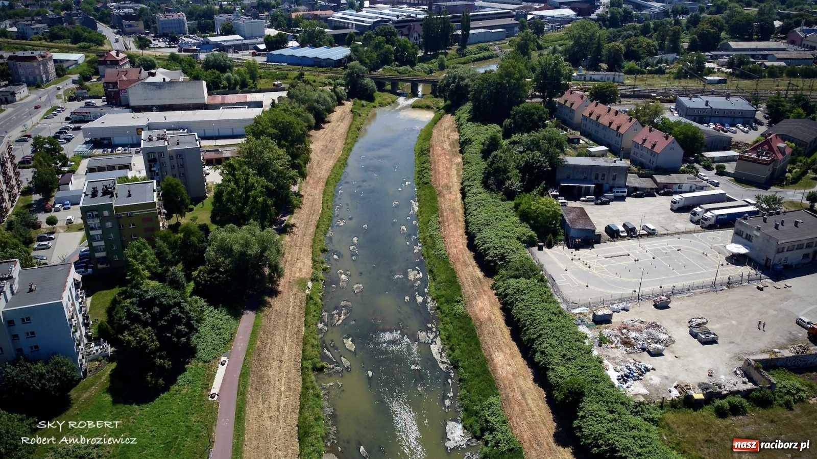 Zdjęcie w galerii na portalu naszraciborz.pl: Dlaczego w starej Odrze jest mało wody. To wideo pokazuje w czym problem wiadomości z regionu