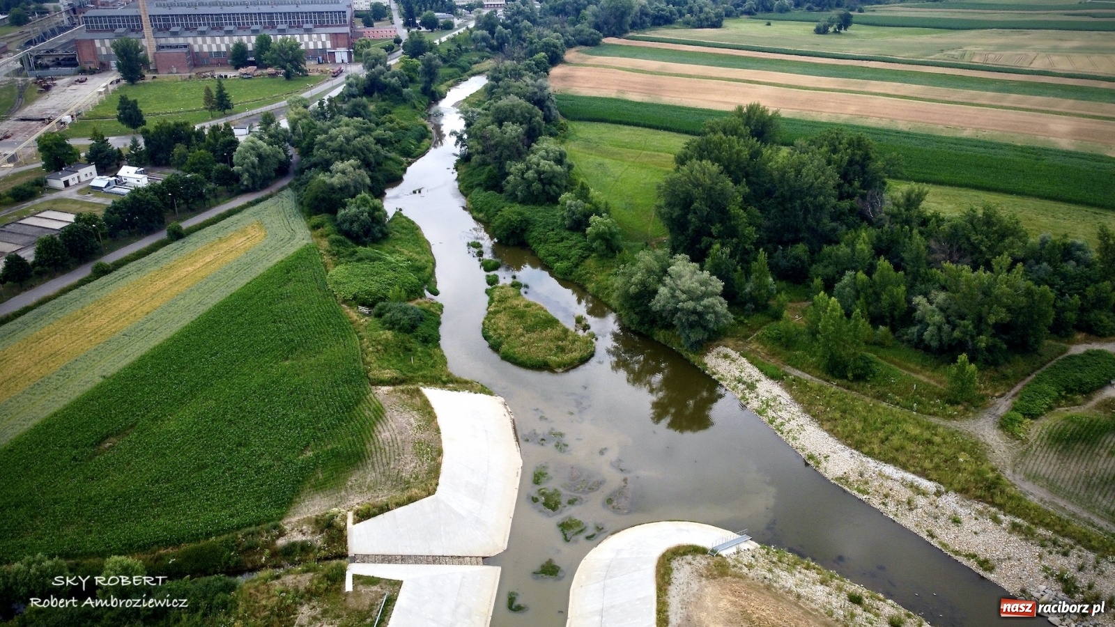 Zdjęcie w galerii na portalu naszraciborz.pl: Dlaczego w starej Odrze jest mało wody. To wideo pokazuje w czym problem wiadomości z regionu