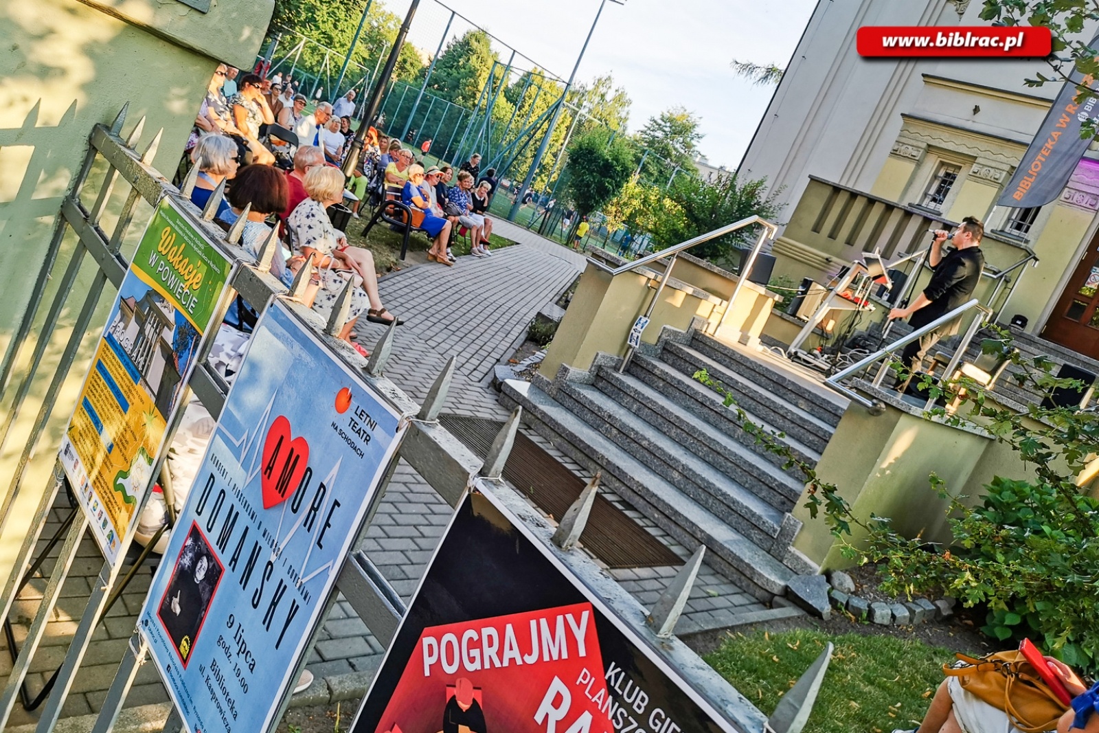 Zdjęcie w galerii na portalu naszraciborz.pl: DOMANSKY rozpoczął biblioteczny cykl imprez plenerowych [FOTO] wiadomości z regionu