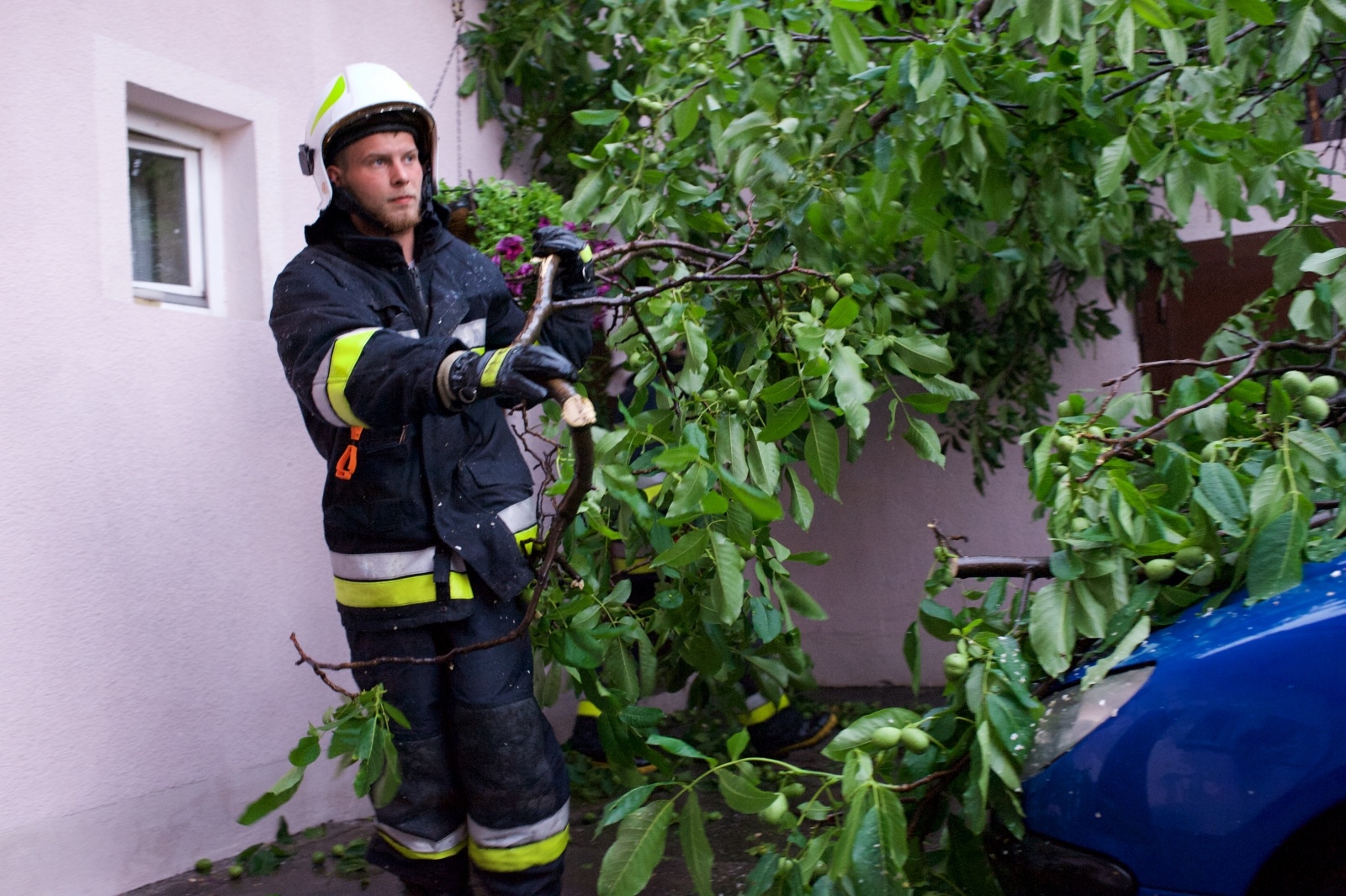 Zdjęcie w galerii na portalu naszraciborz.pl: Nawałnica nad powiatem. Ponad sto strażackich interwencji wiadomości z regionu