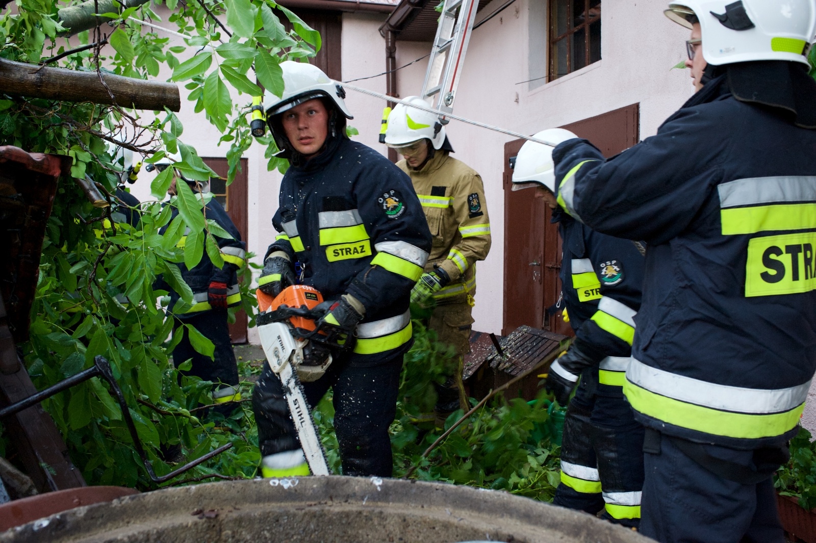 Zdjęcie w galerii na portalu naszraciborz.pl: Nawałnica nad powiatem. Ponad sto strażackich interwencji wiadomości z regionu