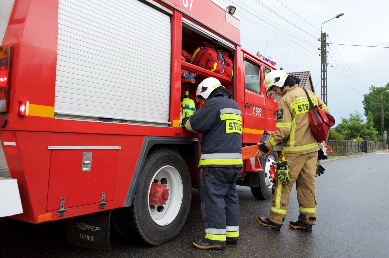 Zdjęcie w galerii na portalu naszraciborz.pl: Nawałnica nad powiatem. Ponad sto strażackich interwencji wiadomości z regionu