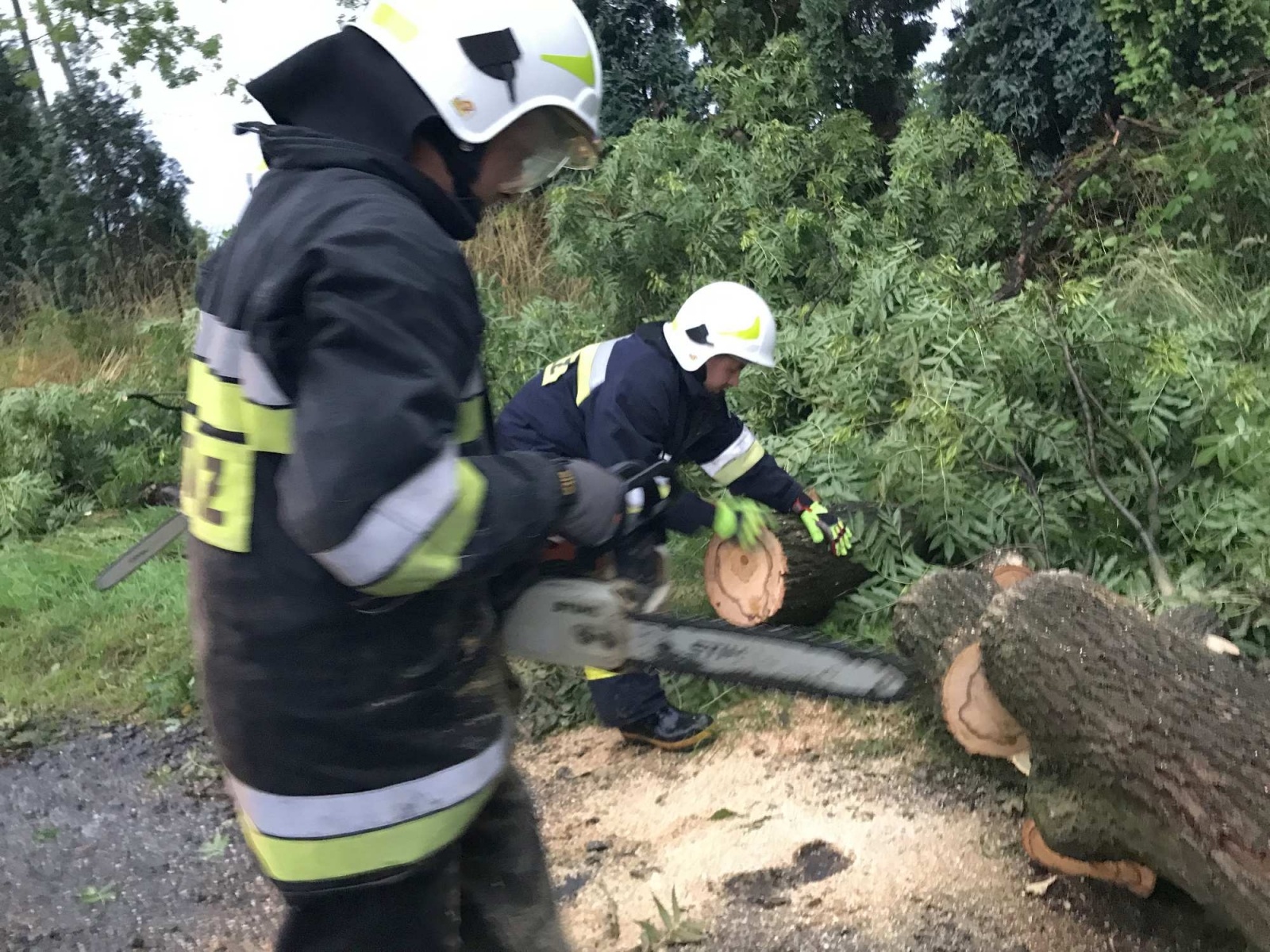 Zdjęcie w galerii na portalu naszraciborz.pl: Nawałnica nad powiatem. Ponad sto strażackich interwencji wiadomości z regionu
