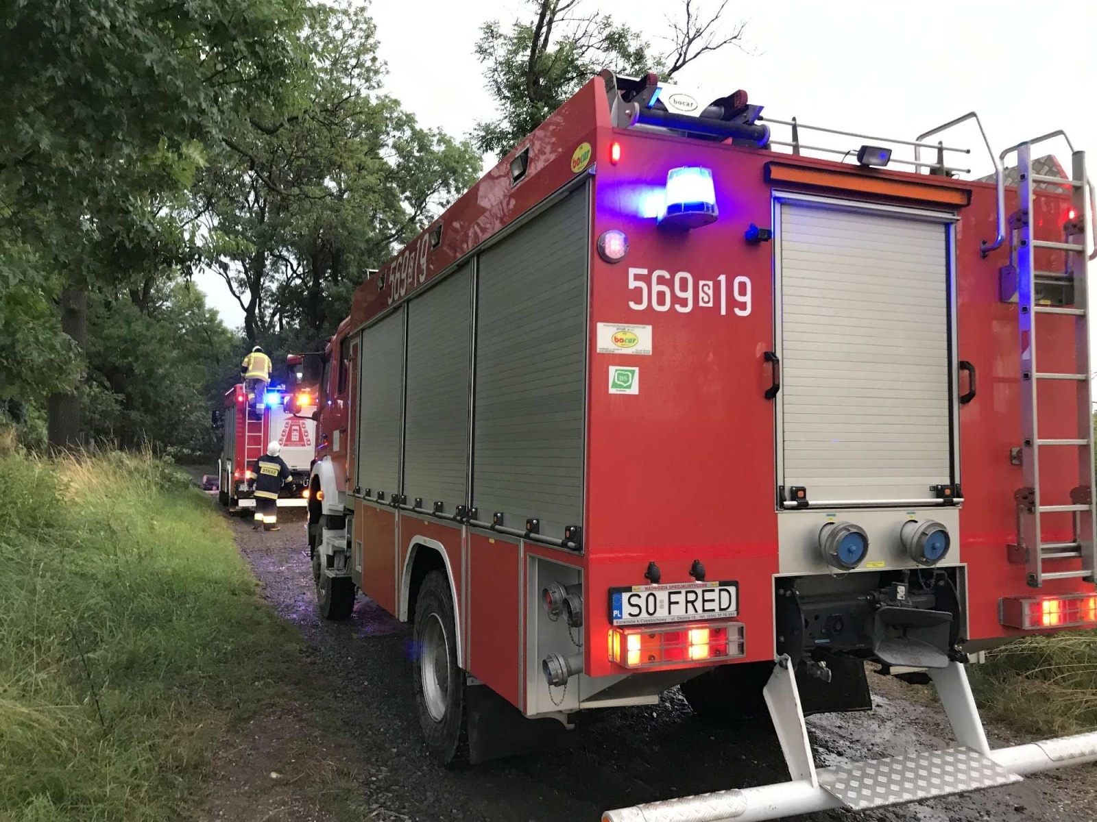 Zdjęcie w galerii na portalu naszraciborz.pl: Nawałnica nad powiatem. Ponad sto strażackich interwencji wiadomości z regionu