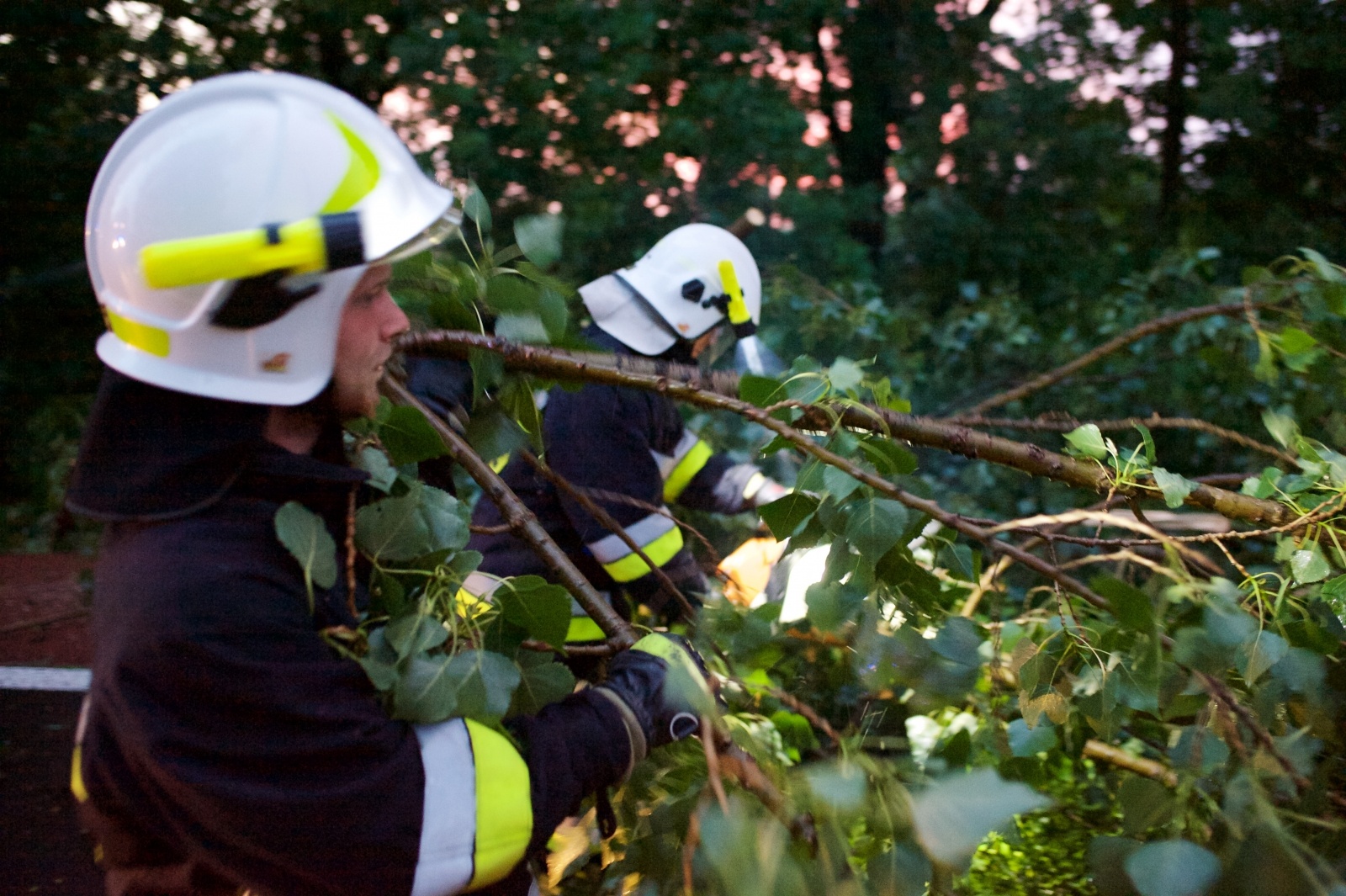 Zdjęcie w galerii na portalu naszraciborz.pl: Nawałnica nad powiatem. Ponad sto strażackich interwencji wiadomości z regionu