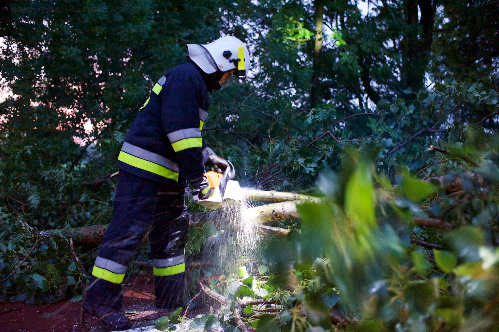 Zdjęcie w galerii na portalu naszraciborz.pl: Nawałnica nad powiatem. Ponad sto strażackich interwencji wiadomości z regionu