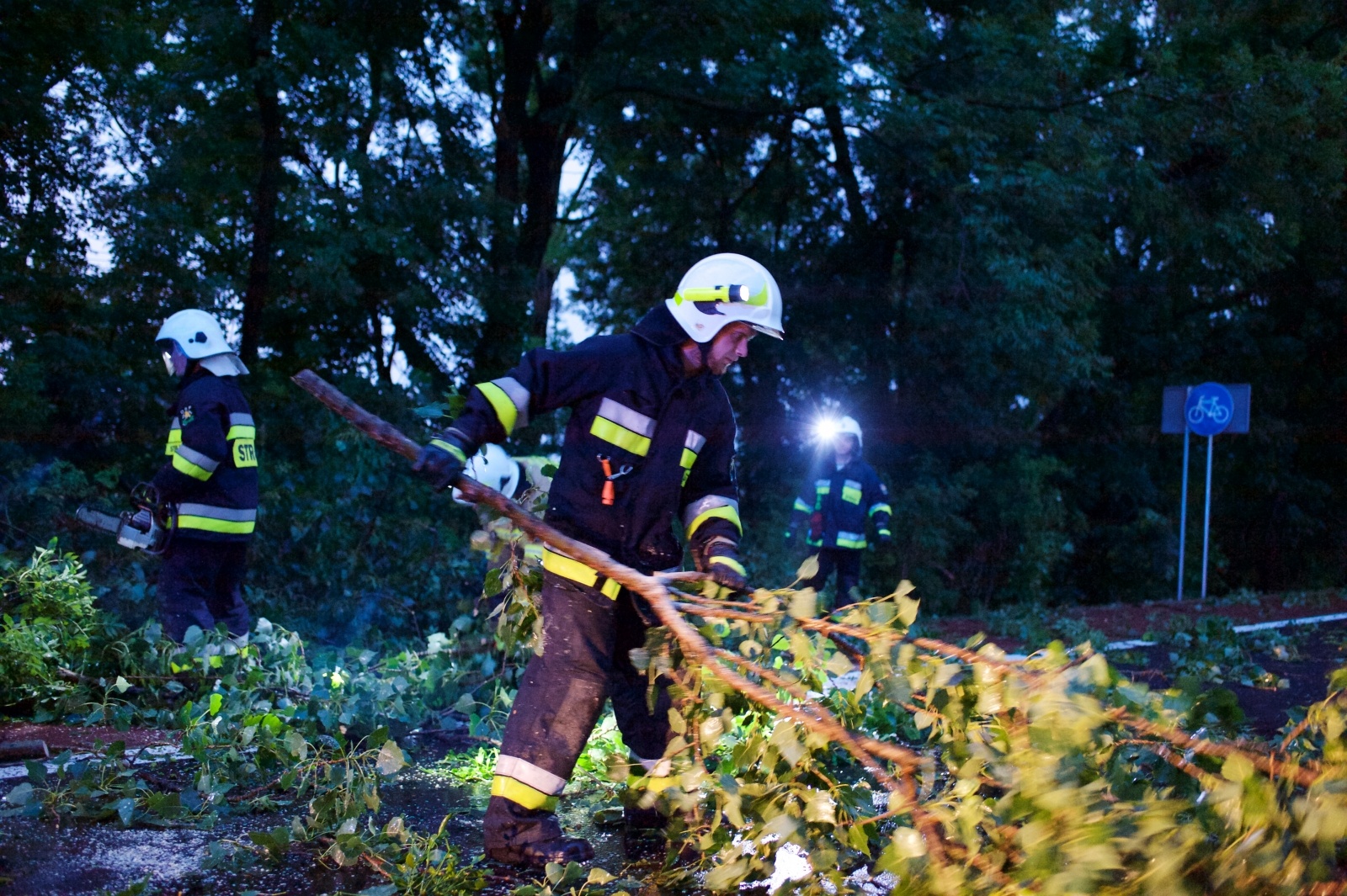 Zdjęcie w galerii na portalu naszraciborz.pl: Nawałnica nad powiatem. Ponad sto strażackich interwencji wiadomości z regionu