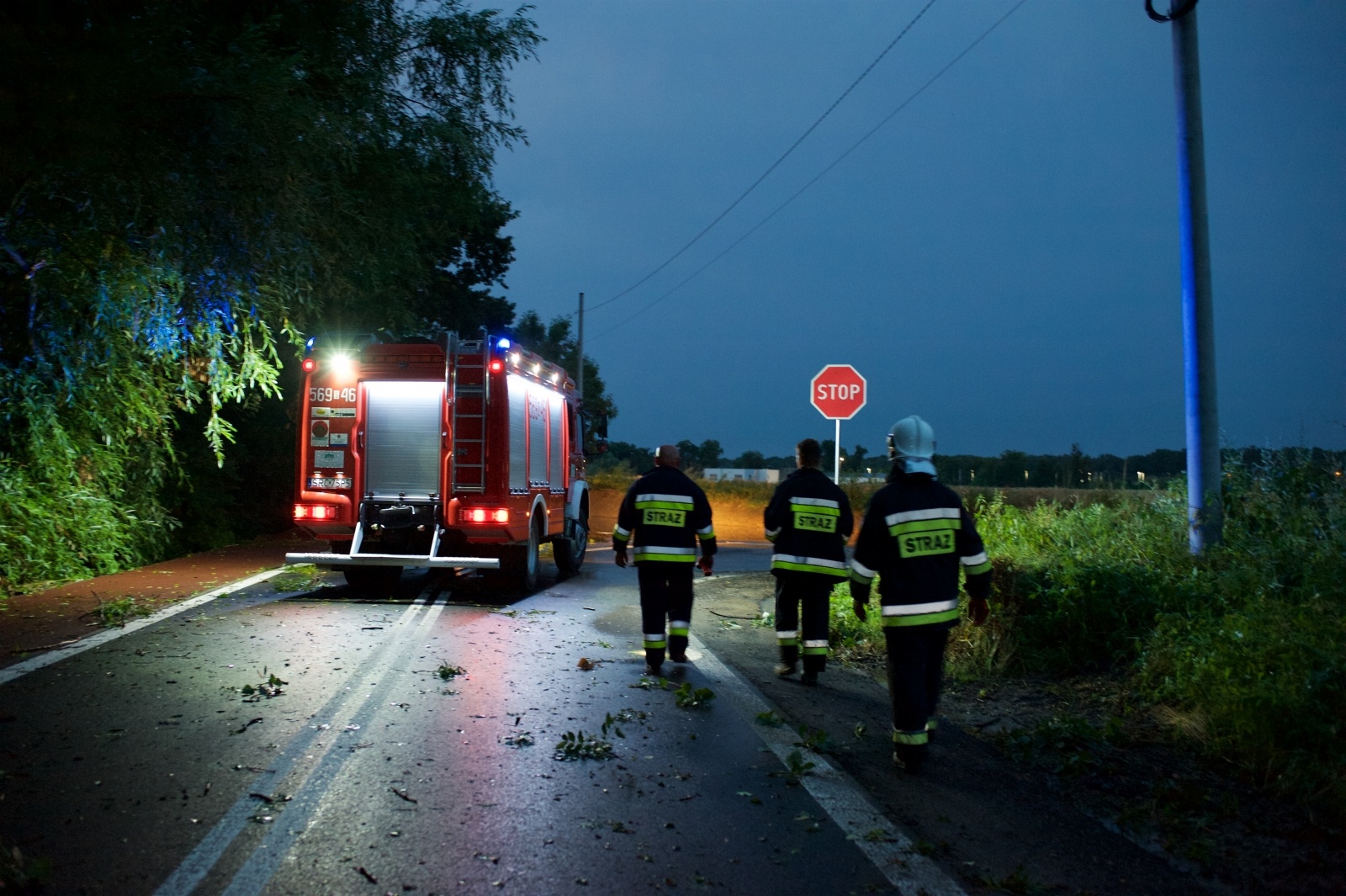 Zdjęcie w galerii na portalu naszraciborz.pl: Nawałnica nad powiatem. Ponad sto strażackich interwencji wiadomości z regionu