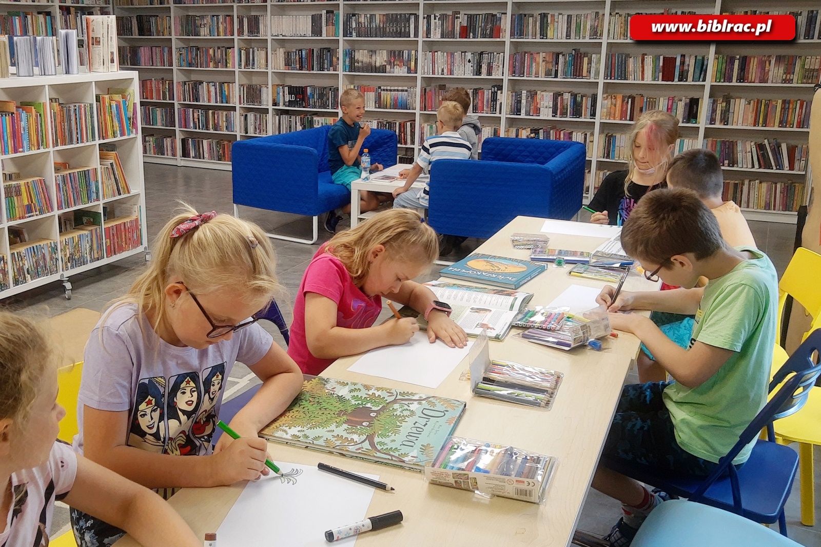 Zdjęcie w galerii na portalu naszraciborz.pl: Tydzień pełen wrażeń w bibliotece w Brzeziu wiadomości z regionu