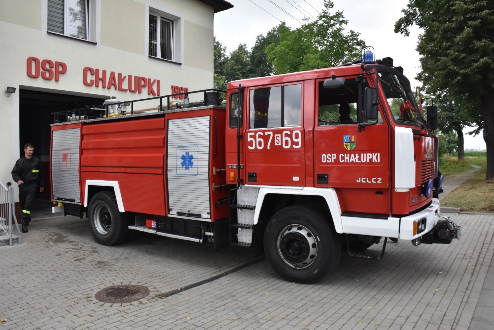 Zdjęcie w galerii na portalu naszraciborz.pl: Ochotnicza Straż Pożarna Chałupki ma ciężki wóz bojowy wiadomości z regionu