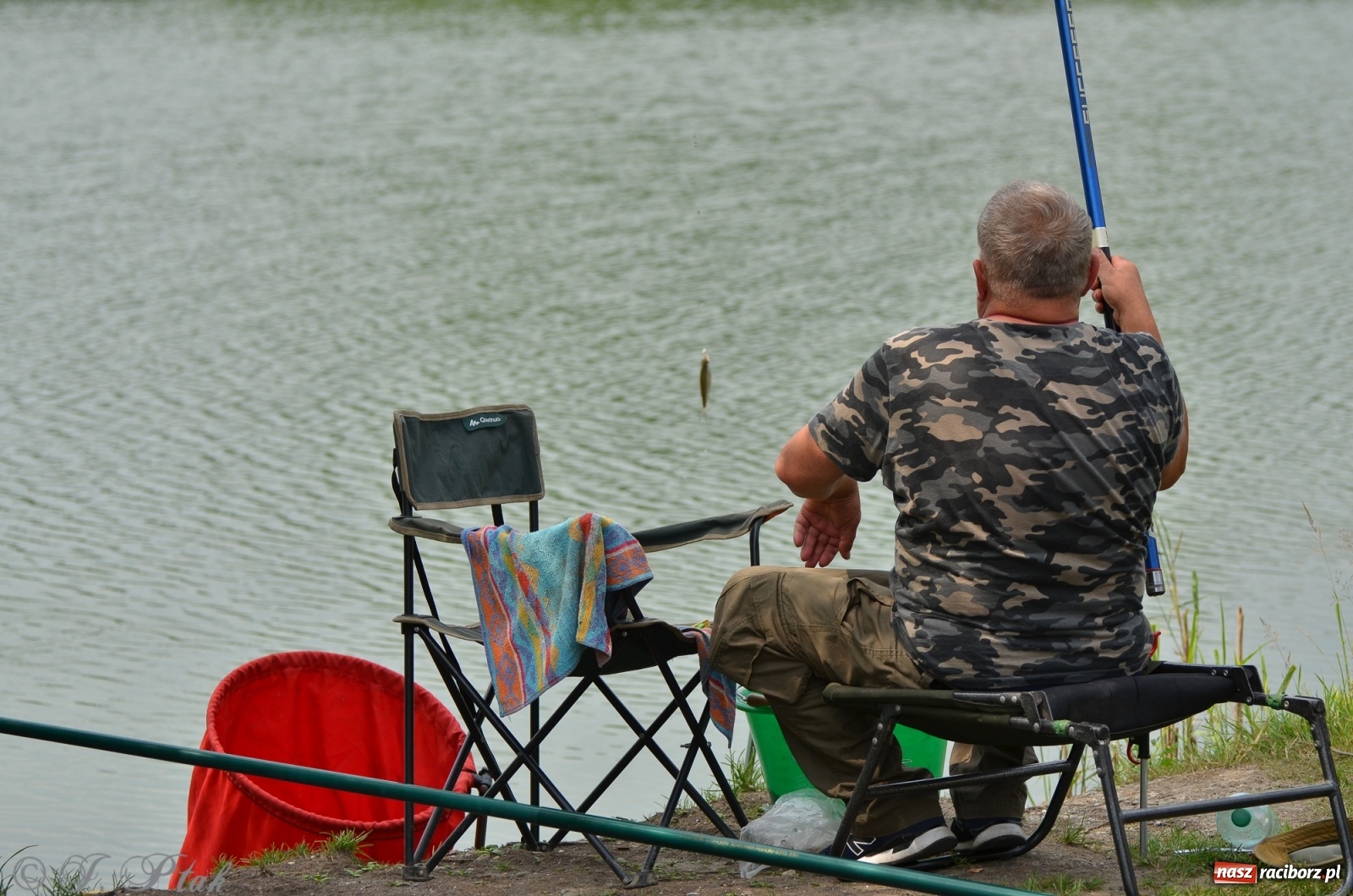Zdjęcie w galerii na portalu naszraciborz.pl: Wędkarstwo. Eugeniusz Kajstura z trofeum Starosty [FOTO] wiadomości z regionu