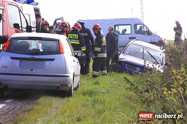 Zdjęcie w galerii na portalu naszraciborz.pl: Kolizja na trasie Samborowice-Krzanowice wiadomości z regionu