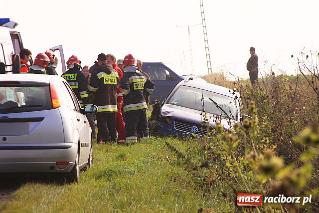 Zdjęcie w galerii na portalu naszraciborz.pl: Kolizja na trasie Samborowice-Krzanowice wiadomości z regionu