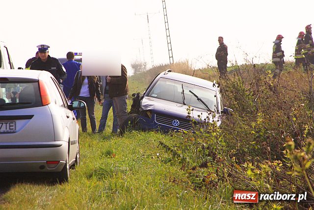 Zdjęcie w galerii na portalu naszraciborz.pl: Kolizja na trasie Samborowice-Krzanowice wiadomości z regionu