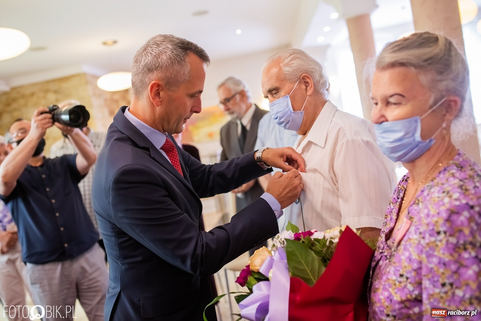Zdjęcie w galerii na portalu naszraciborz.pl: Złote gody w raciborskim USC  wiadomości z regionu