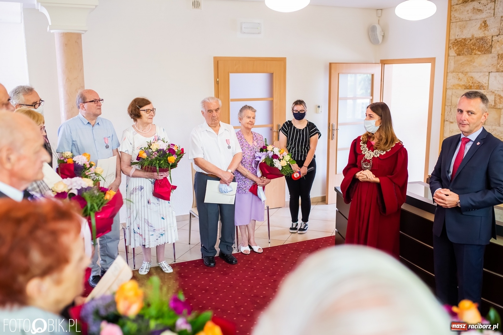 Zdjęcie w galerii na portalu naszraciborz.pl: Złote gody w raciborskim USC  wiadomości z regionu