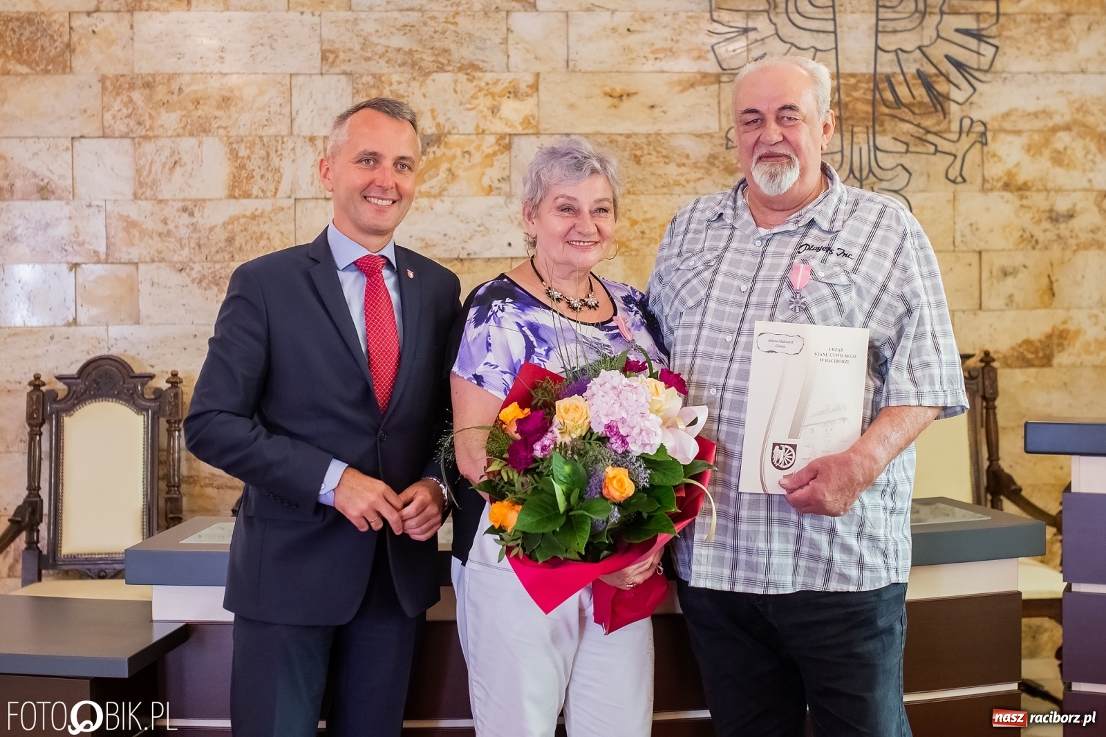 Zdjęcie w galerii na portalu naszraciborz.pl: Złote gody w raciborskim USC  wiadomości z regionu