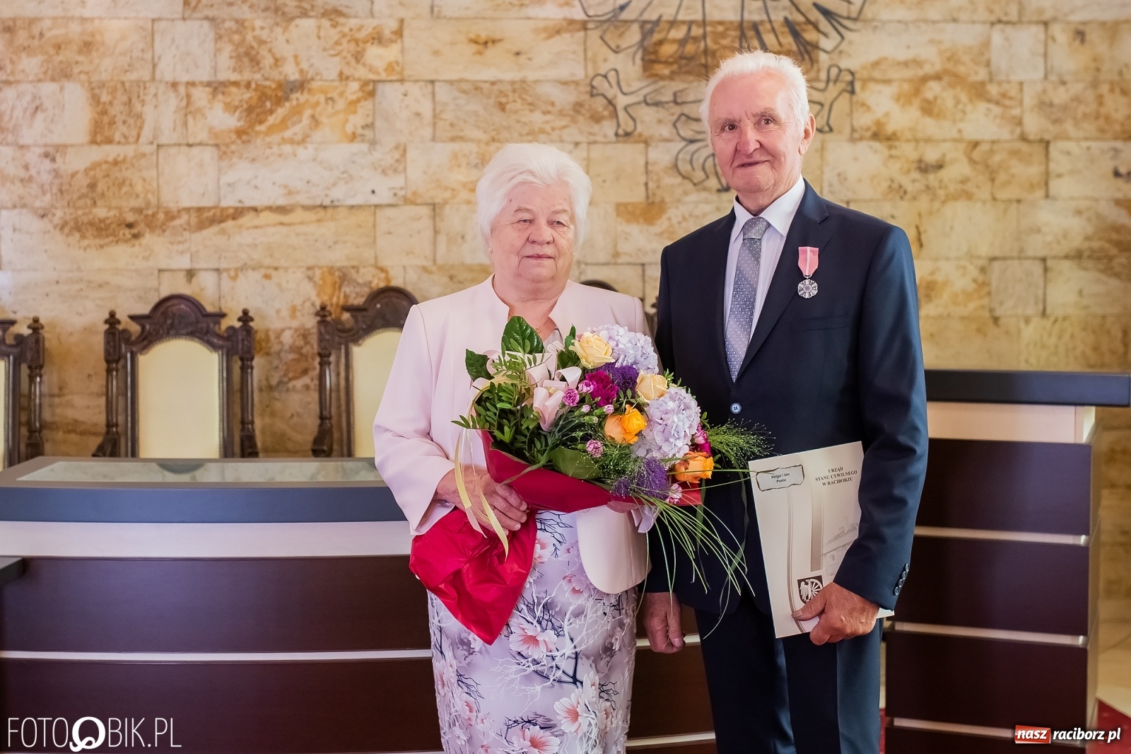 Zdjęcie w galerii na portalu naszraciborz.pl: Złote gody w raciborskim USC  wiadomości z regionu