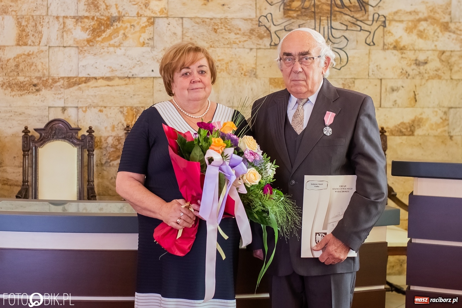 Zdjęcie w galerii na portalu naszraciborz.pl: Złote gody w raciborskim USC  wiadomości z regionu