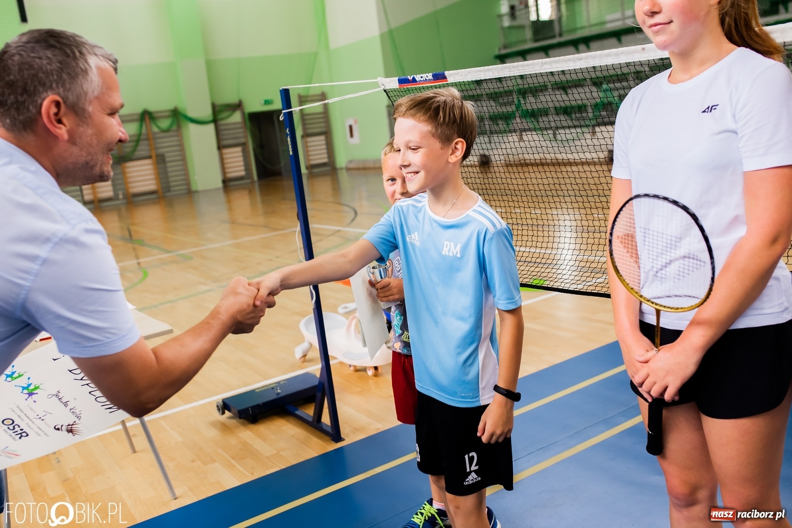 Zdjęcie w galerii na portalu naszraciborz.pl: Turniej badmintona w Arenie Rafako wiadomości z regionu