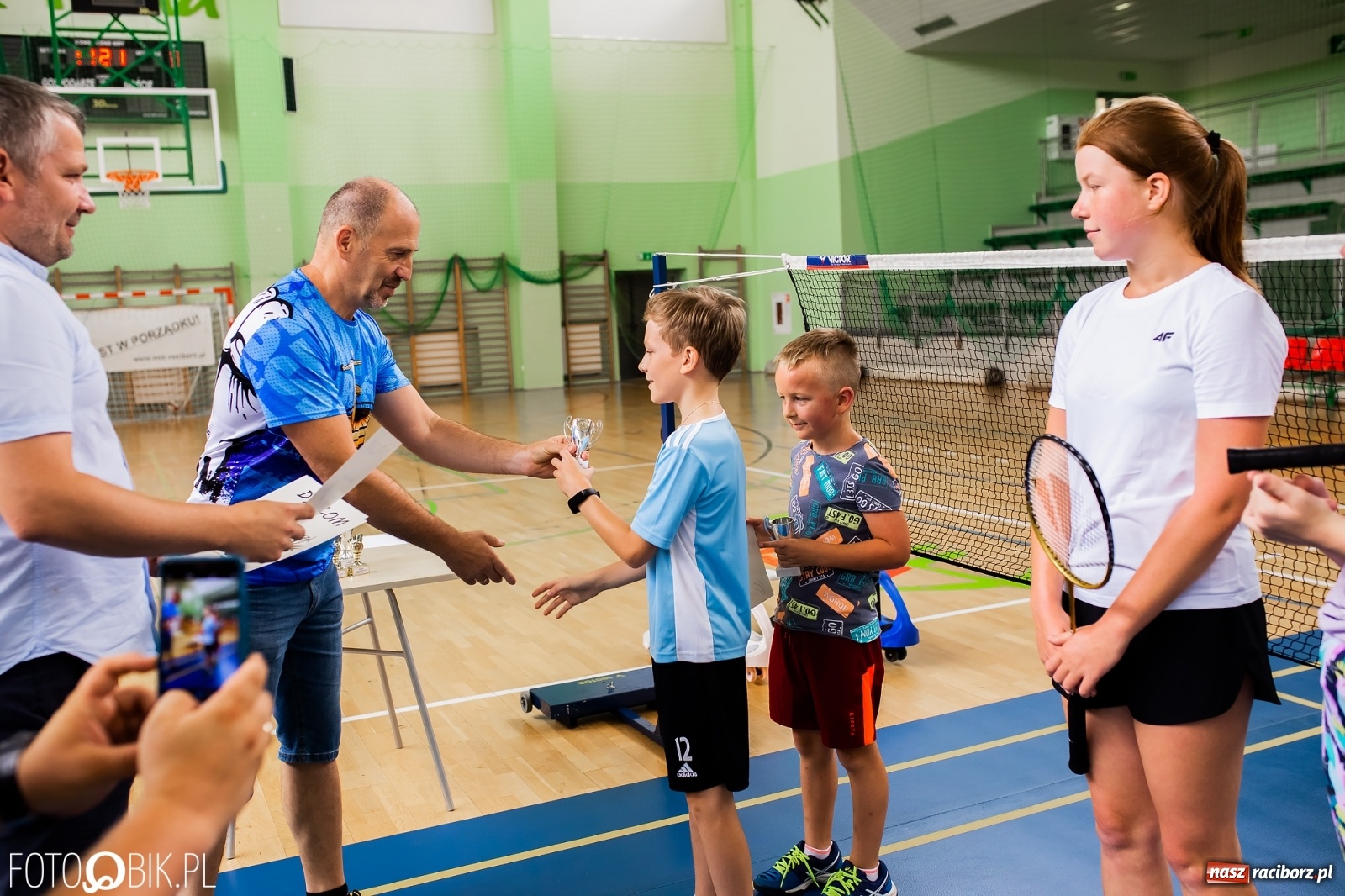 Zdjęcie w galerii na portalu naszraciborz.pl: Turniej badmintona w Arenie Rafako wiadomości z regionu