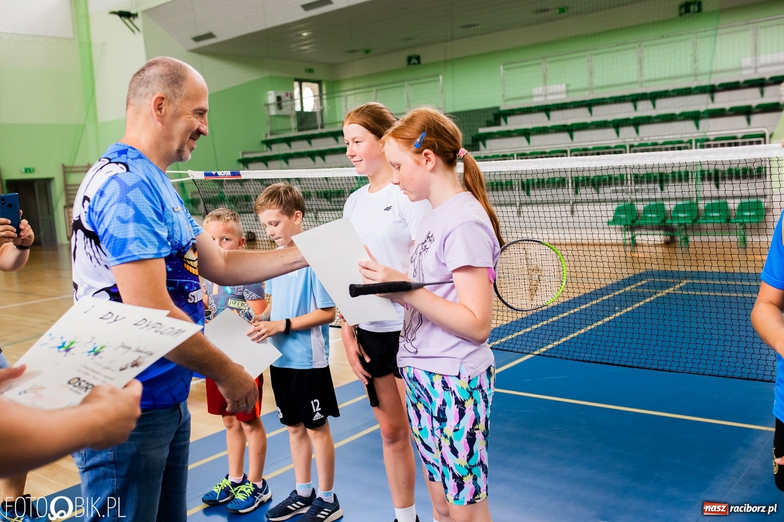 Zdjęcie w galerii na portalu naszraciborz.pl: Turniej badmintona w Arenie Rafako wiadomości z regionu