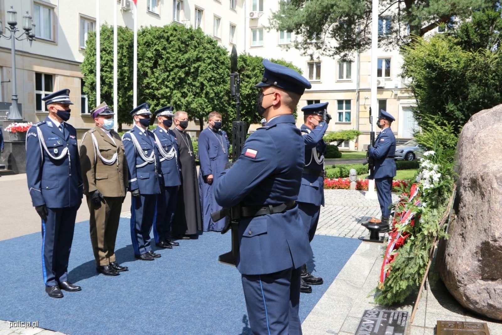 Zdjęcie w galerii na portalu naszraciborz.pl: Aspirant Michał Kędzierski upamiętniony w Komendzie Głównej Policji wiadomości z regionu