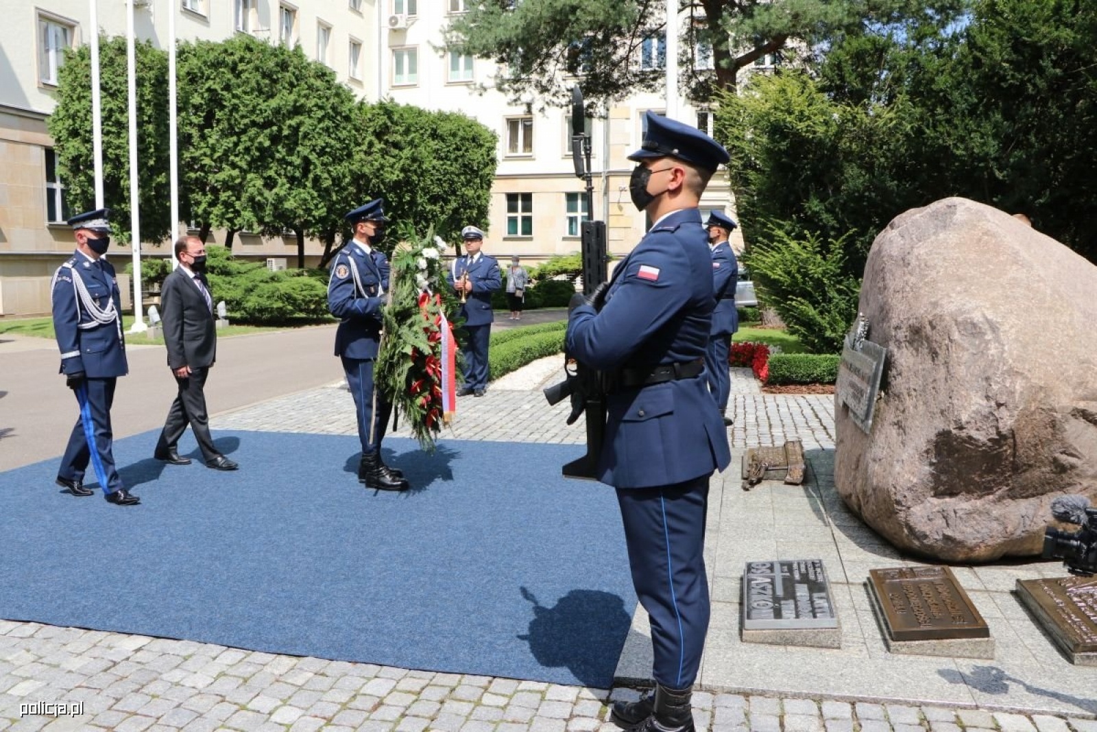 Zdjęcie w galerii na portalu naszraciborz.pl: Aspirant Michał Kędzierski upamiętniony w Komendzie Głównej Policji wiadomości z regionu