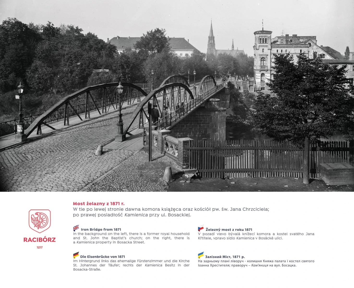 Zdjęcie w galerii na portalu naszraciborz.pl: Racibórz retro. Trzynaście tablic stanęło na mieście wiadomości z regionu