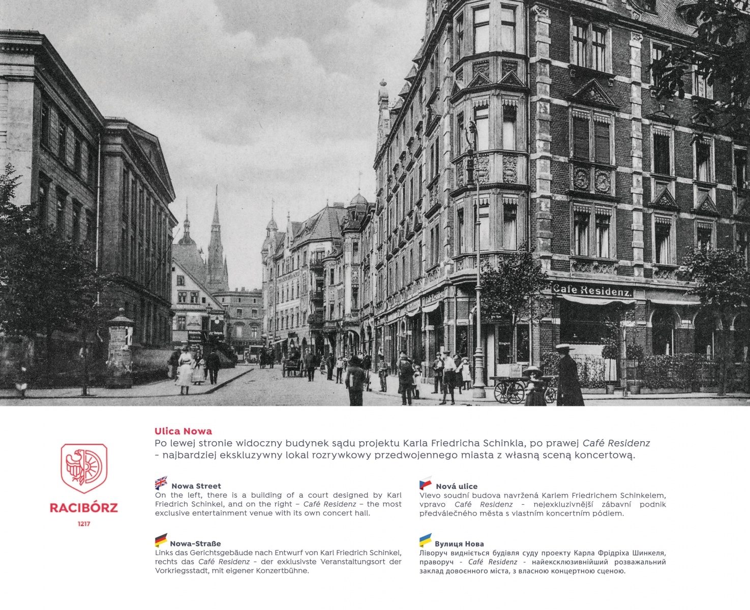 Zdjęcie w galerii na portalu naszraciborz.pl: Racibórz retro. Trzynaście tablic stanęło na mieście wiadomości z regionu