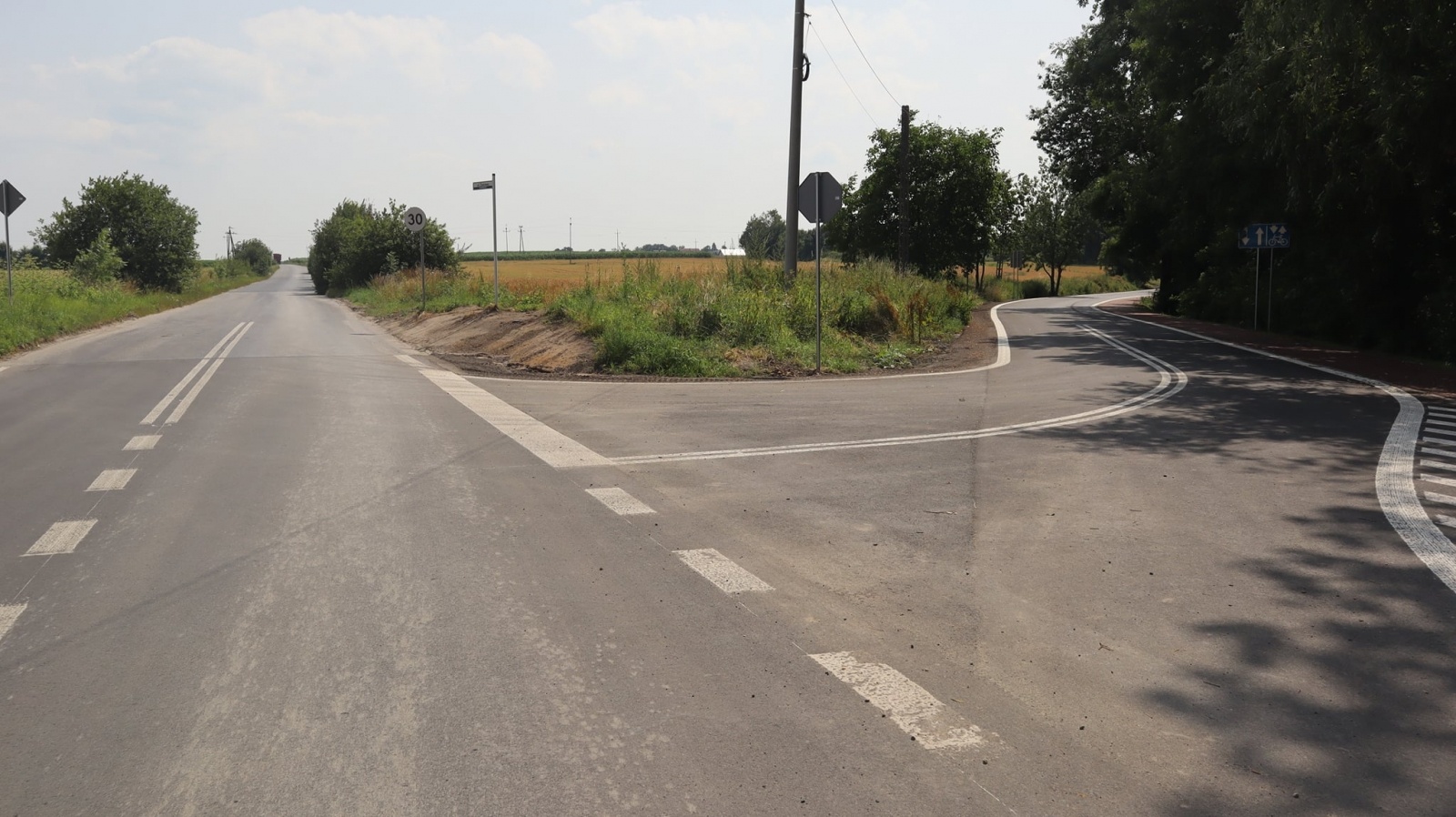 Zdjęcie w galerii na portalu naszraciborz.pl: Powiat zakończył kolejną inwestycję drogową wiadomości z regionu