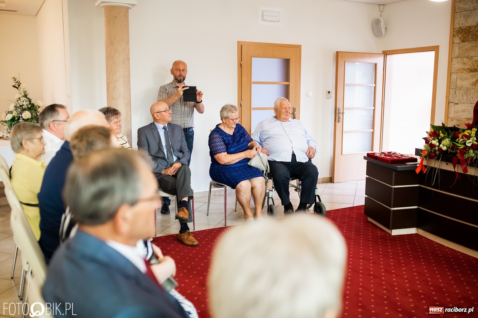 Zdjęcie w galerii na portalu naszraciborz.pl: Złote Gody w Raciborzu. Małżonkowie dziękowali sobie za 50 lat pożycia wiadomości z regionu