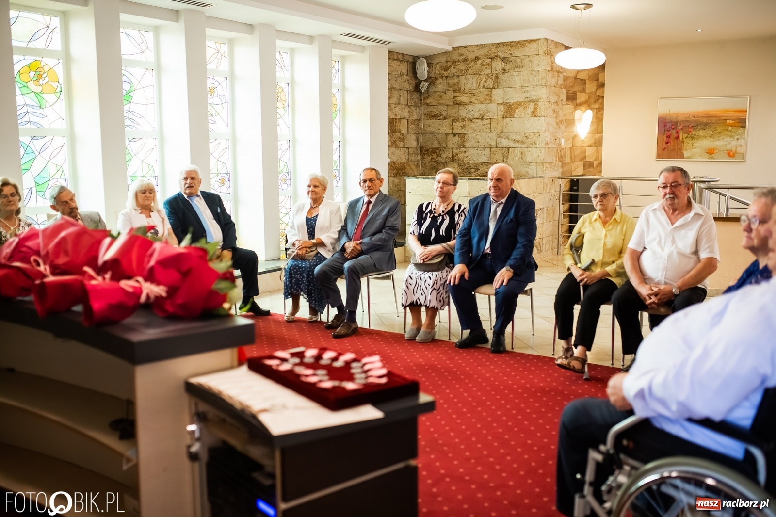 Zdjęcie w galerii na portalu naszraciborz.pl: Złote Gody w Raciborzu. Małżonkowie dziękowali sobie za 50 lat pożycia wiadomości z regionu