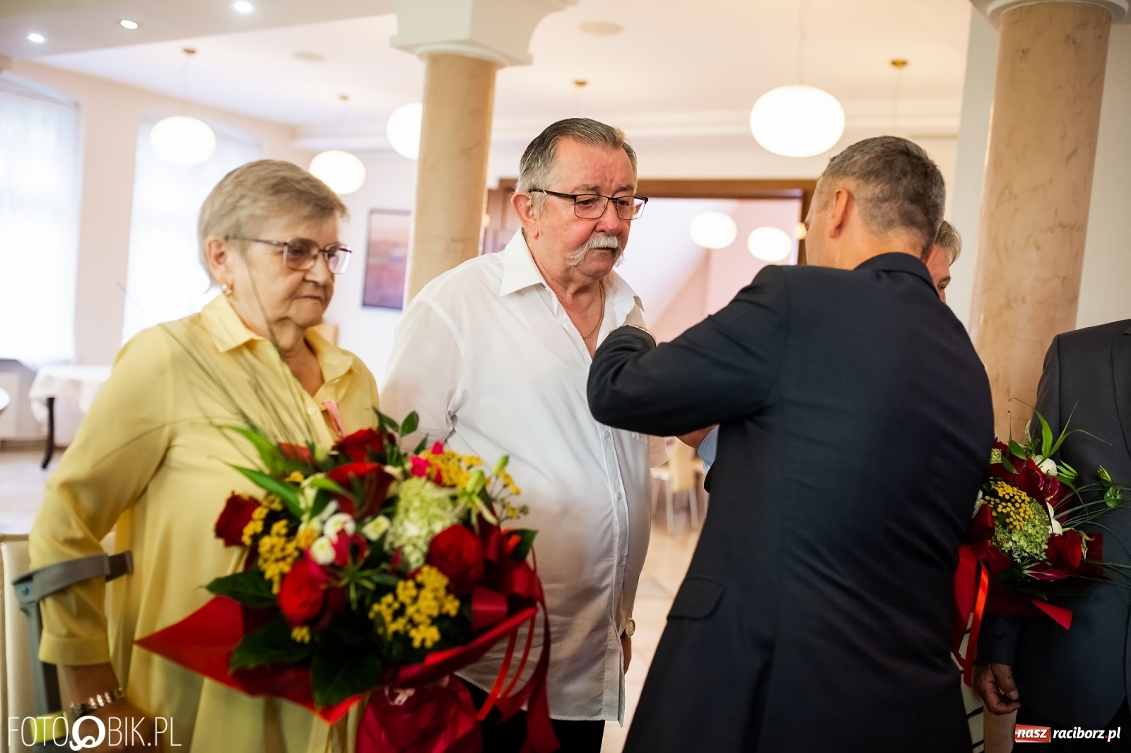 Zdjęcie w galerii na portalu naszraciborz.pl: Złote Gody w Raciborzu. Małżonkowie dziękowali sobie za 50 lat pożycia wiadomości z regionu
