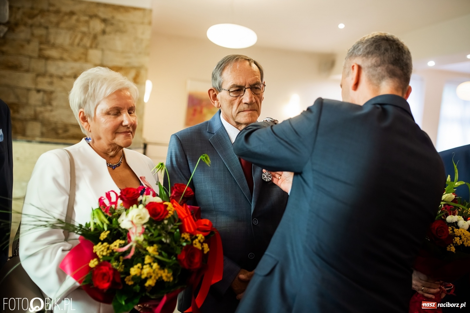 Zdjęcie w galerii na portalu naszraciborz.pl: Złote Gody w Raciborzu. Małżonkowie dziękowali sobie za 50 lat pożycia wiadomości z regionu