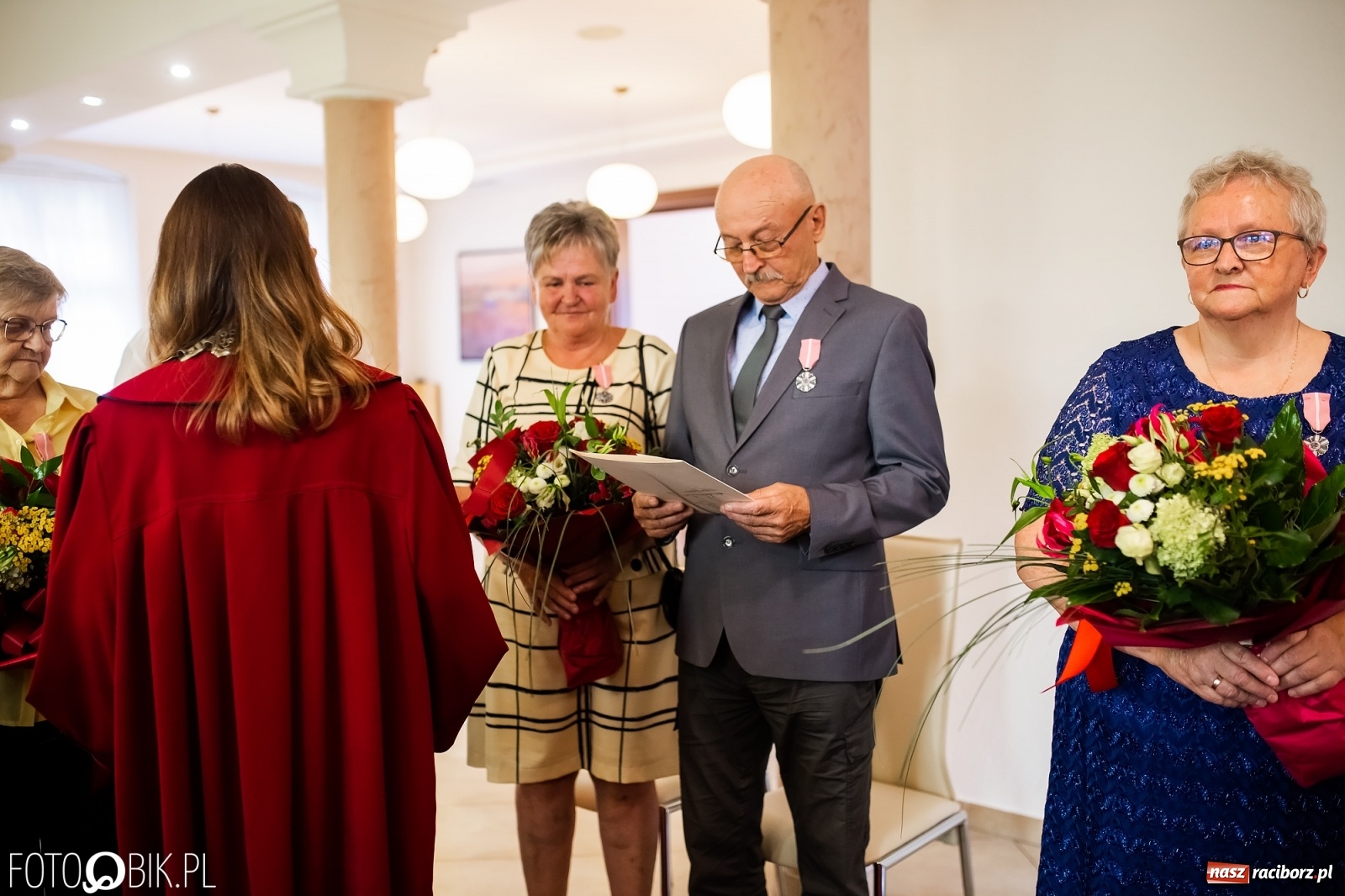 Zdjęcie w galerii na portalu naszraciborz.pl: Złote Gody w Raciborzu. Małżonkowie dziękowali sobie za 50 lat pożycia wiadomości z regionu