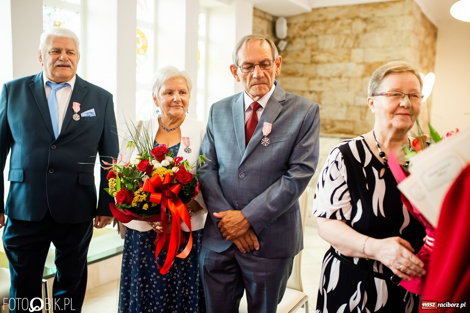 Zdjęcie w galerii na portalu naszraciborz.pl: Złote Gody w Raciborzu. Małżonkowie dziękowali sobie za 50 lat pożycia wiadomości z regionu