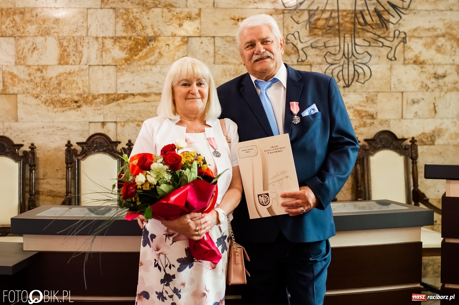 Zdjęcie w galerii na portalu naszraciborz.pl: Złote Gody w Raciborzu. Małżonkowie dziękowali sobie za 50 lat pożycia wiadomości z regionu