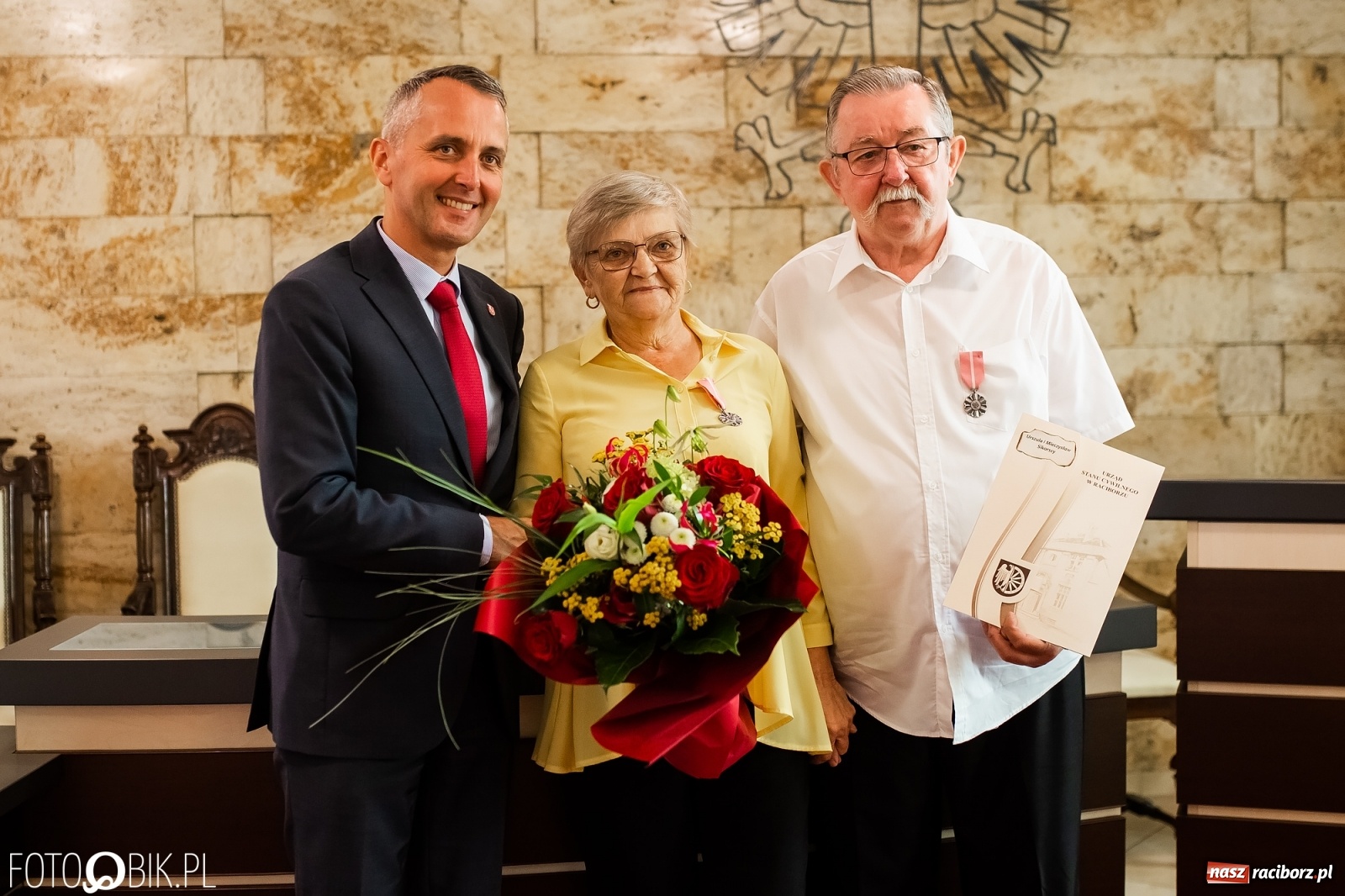 Zdjęcie w galerii na portalu naszraciborz.pl: Złote Gody w Raciborzu. Małżonkowie dziękowali sobie za 50 lat pożycia wiadomości z regionu