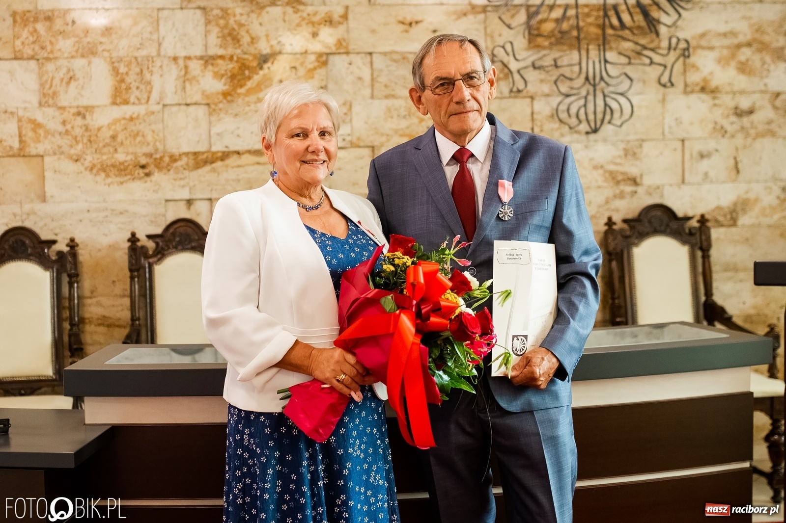 Zdjęcie w galerii na portalu naszraciborz.pl: Złote Gody w Raciborzu. Małżonkowie dziękowali sobie za 50 lat pożycia wiadomości z regionu