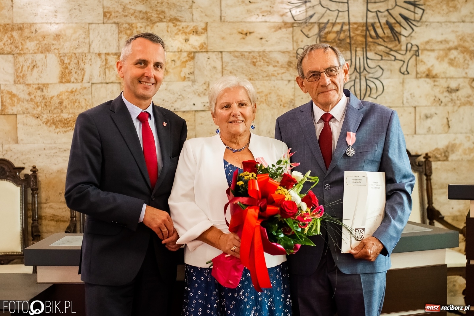 Zdjęcie w galerii na portalu naszraciborz.pl: Złote Gody w Raciborzu. Małżonkowie dziękowali sobie za 50 lat pożycia wiadomości z regionu