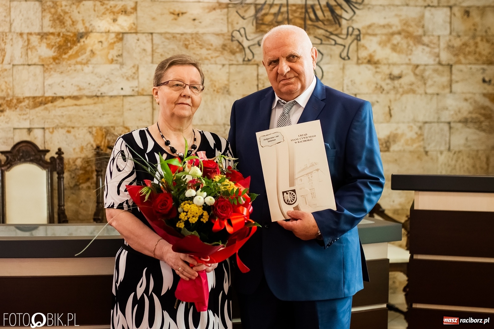 Zdjęcie w galerii na portalu naszraciborz.pl: Złote Gody w Raciborzu. Małżonkowie dziękowali sobie za 50 lat pożycia wiadomości z regionu