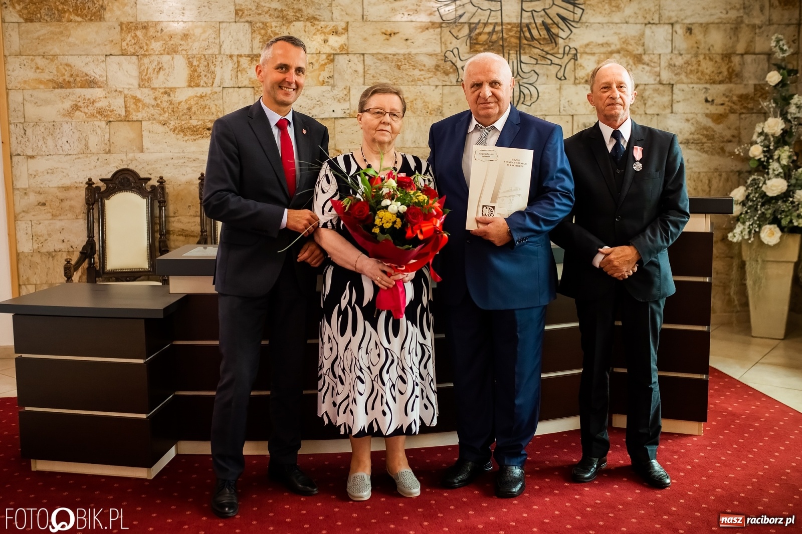 Zdjęcie w galerii na portalu naszraciborz.pl: Złote Gody w Raciborzu. Małżonkowie dziękowali sobie za 50 lat pożycia wiadomości z regionu