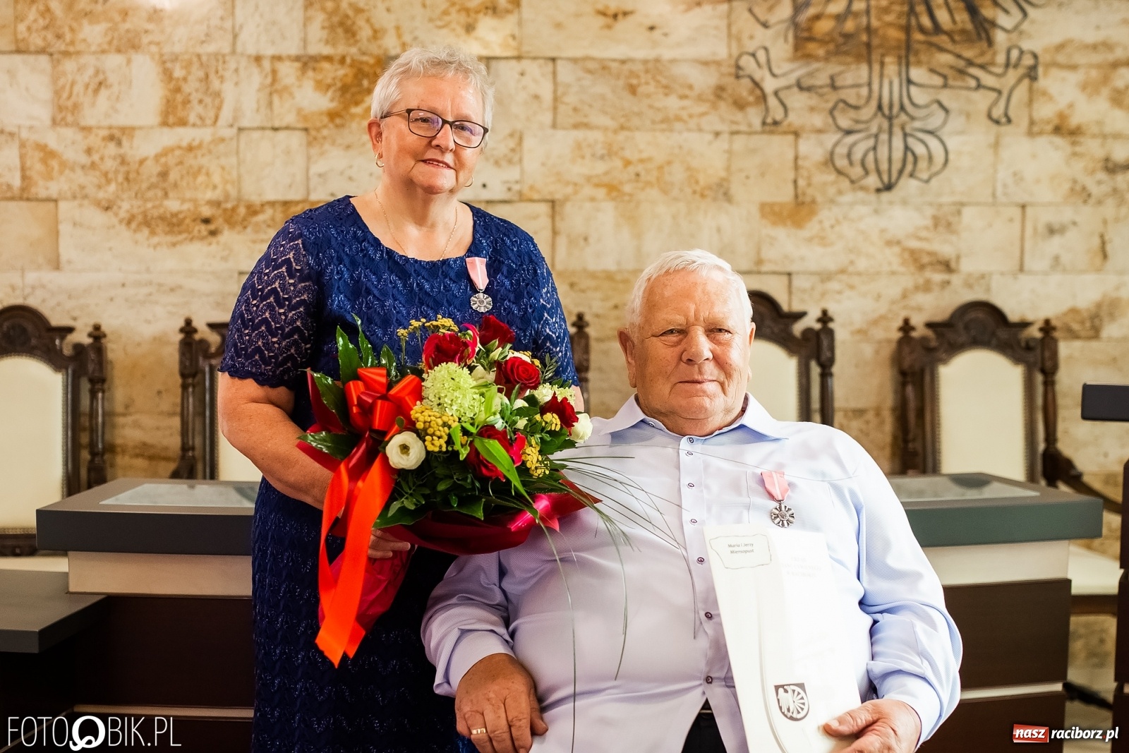 Zdjęcie w galerii na portalu naszraciborz.pl: Złote Gody w Raciborzu. Małżonkowie dziękowali sobie za 50 lat pożycia wiadomości z regionu
