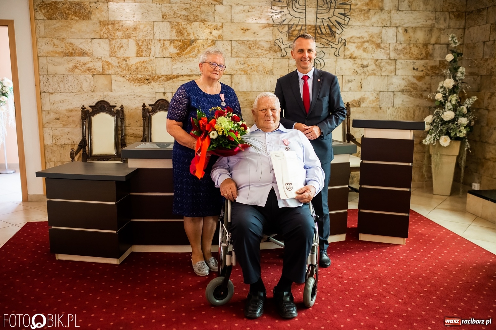 Zdjęcie w galerii na portalu naszraciborz.pl: Złote Gody w Raciborzu. Małżonkowie dziękowali sobie za 50 lat pożycia wiadomości z regionu
